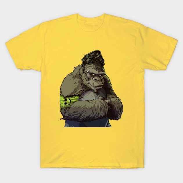 Elvis gorilla T-Shirt by santaplix 